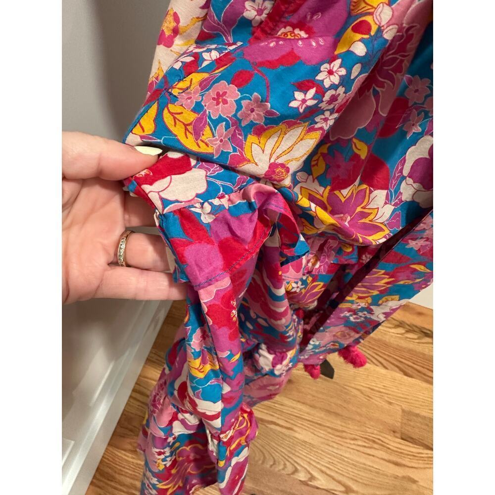 Figue Pippa Floral Tiered Ruffle Dress Size XL - Picture 11 of 13